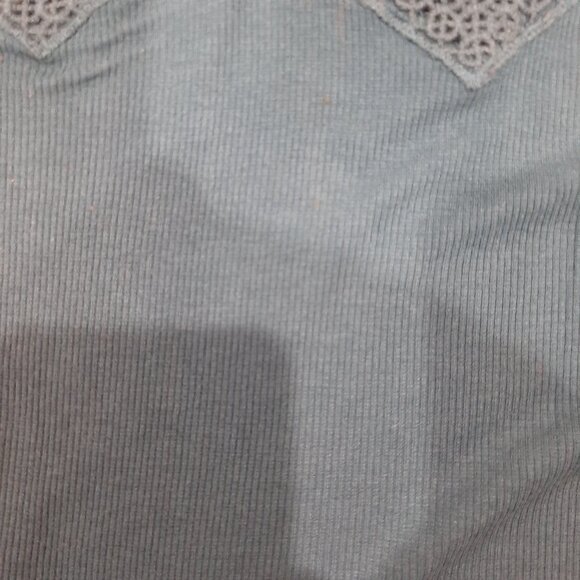 American eagle cropped ribbed crochet boho top - Picture 5 of 9